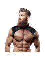 ARNÉS FRONTAL HOMBRE CUELLO AJUSTABLE CUERO VEGANO DE LA MARCA FETISH SUBMISSIVE ATTITUDE