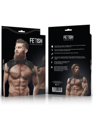 ARNÉS FRONTAL HOMBRE CUELLO AJUSTABLE CUERO VEGANO DE LA MARCA FETISH SUBMISSIVE ATTITUDE