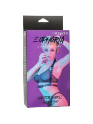 ARNÉS HALTER NEGRO EUPHORIA CON HEBILLA SEGURA DE LA MARCA CALEXOTICS