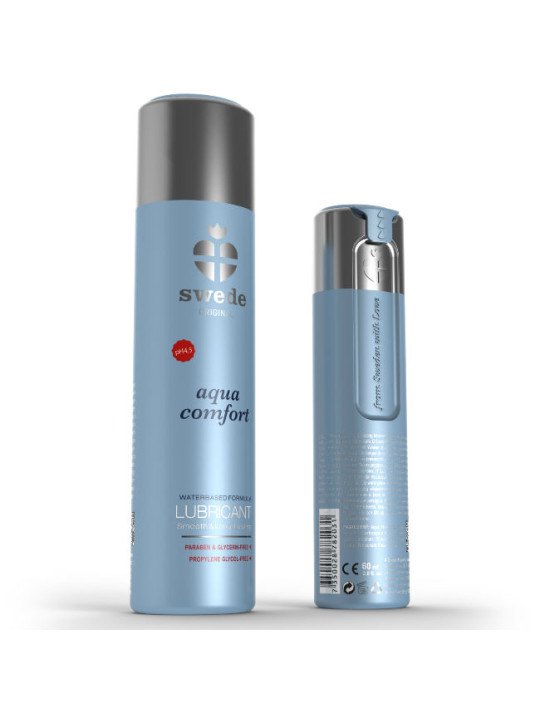 LUBRICANTE BASE AGUA PH 4.5 - 60ML AQUA COMFORT DE LA MARCA SWEDE