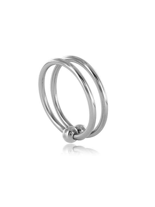 ANILLA DOBLE ACERO 30MM - COCKRING ERECCIÓN Y PLACER DE LA MARCA METAL HARD