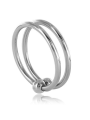 ANILLA DOBLE ACERO 30MM - COCKRING ERECCIÓN Y PLACER DE LA MARCA METAL HARD