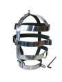 MÁSCARA BDSM CON COLLAR DE ACERO PARA SUMISIÓN DE LA MARCA METAL HARD