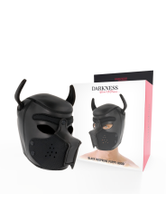 MÁSCARA PERRO NEOPRENO HOCICO EXTRAÍBLE FETISH DE LA MARCA DARKNESS BONDAGE