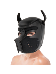 MÁSCARA PERRO NEOPRENO HOCICO EXTRAÍBLE FETISH DE LA MARCA DARKNESS BONDAGE