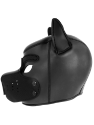 MÁSCARA PERRO NEOPRENO HOCICO EXTRAÍBLE FETISH DE LA MARCA DARKNESS BONDAGE