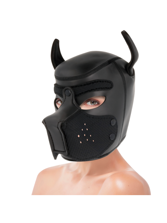 MÁSCARA FETISH PERRO NEOPRENO HOCICO EXTRAÍBLE TALLA L DE LA MARCA DARKNESS BONDAGE