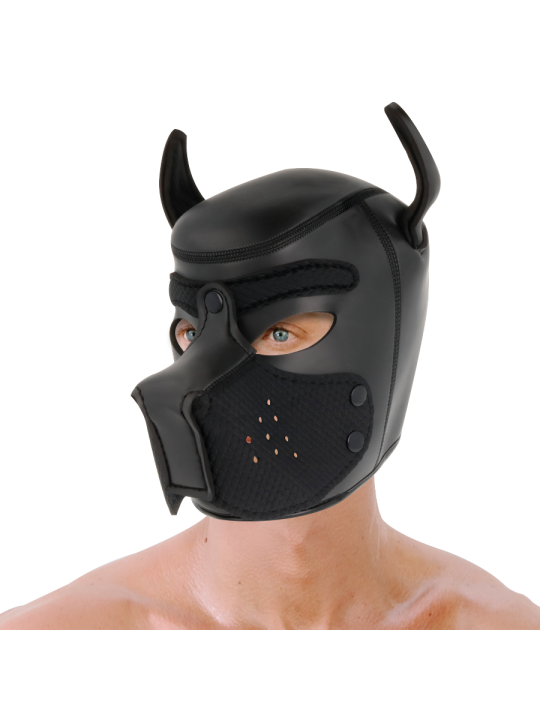 MÁSCARA FETISH PERRO NEOPRENO HOCICO EXTRAÍBLE TALLA L DE LA MARCA DARKNESS BONDAGE