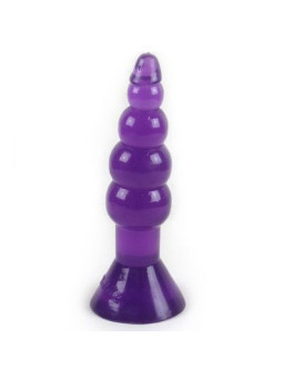PLUG ANAL SUAVE 17 CM CON VENTOSA - COLOR LILA DE LA MARCA BAILE ANAL