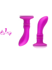 PLUG ANAL VIBRADOR 10 VELOCIDADES SILICONA SUAVE DE LA MARCA PRETTY LOVE SMART