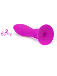 PLUG ANAL VIBRADOR 10 VELOCIDADES SILICONA SUAVE DE LA MARCA PRETTY LOVE SMART