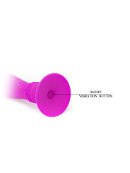 PLUG ANAL VIBRADOR 10 VELOCIDADES SILICONA SUAVE DE LA MARCA PRETTY LOVE SMART