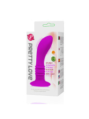 PLUG ANAL VIBRADOR 10 VELOCIDADES SILICONA SUAVE DE LA MARCA PRETTY LOVE SMART