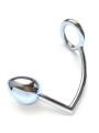 ANILLO CON GANCHO ANAL 40MM - COCKRING BDSM ACERO QUIRÚRGICO DE LA MARCA METAL HARD