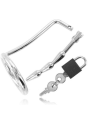 ANILLO DE CASTIDAD CON PLUG URETRAL BDSM METÁLICO DE LA MARCA METAL HARD