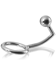 ANILLO COCKRING CON BOLA ANAL ACERO QUIRÚRGICO 40MM DE LA MARCA METAL HARD