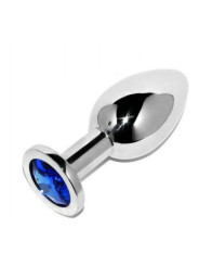 PLUG ANAL ACERO CRISTAL DIAMANTE AZUL 5.7CM DE LA MARCA METAL HARD