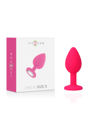 PLUG ANAL SHELKI S SILICONA MÉDICA FUCSIA DE LA MARCA INTENSE ANAL TOYS