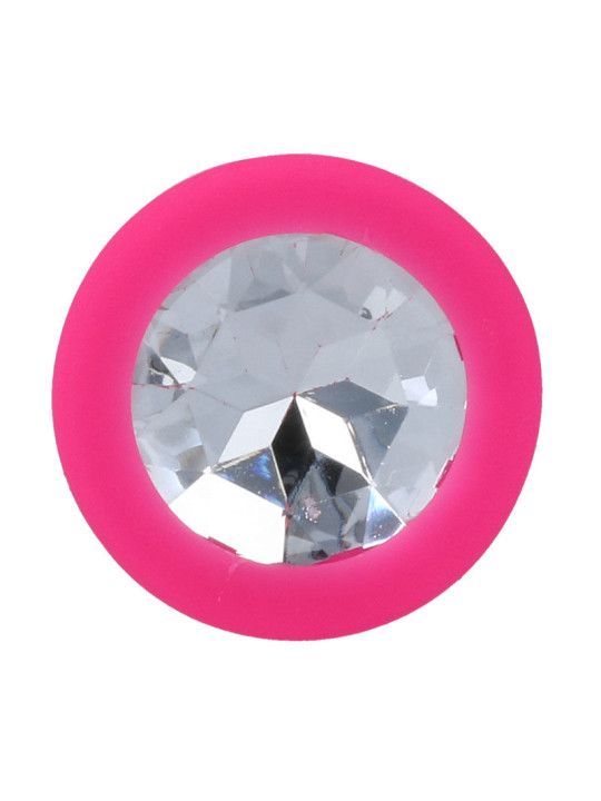 PLUG ANAL SHELKI S SILICONA MÉDICA FUCSIA DE LA MARCA INTENSE ANAL TOYS