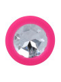 PLUG ANAL SHELKI S SILICONA MÉDICA FUCSIA DE LA MARCA INTENSE ANAL TOYS