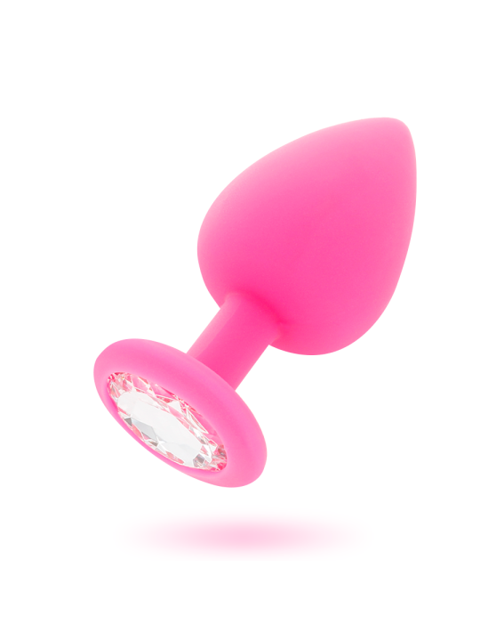 PLUG ANAL SHELKI S SILICONA MÉDICA FUCSIA DE LA MARCA INTENSE ANAL TOYS