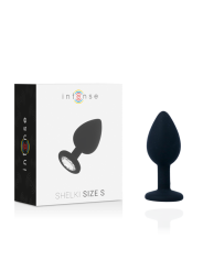 PLUG ANAL SHELKI S SILICONA SUAVE BASE DIAMANTE DE LA MARCA INTENSE ANAL TOYS