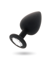 PLUG ANAL SHELKI S SILICONA SUAVE BASE DIAMANTE DE LA MARCA INTENSE ANAL TOYS