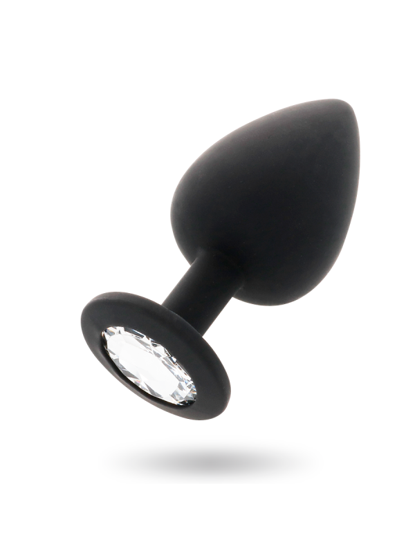 PLUG ANAL SHELKI S SILICONA SUAVE BASE DIAMANTE DE LA MARCA INTENSE ANAL TOYS