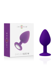 PLUG ANAL SHELKI M SILICONA SUAVE BASE DIAMANTE DE LA MARCA INTENSE ANAL TOYS