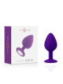 PLUG ANAL SHELKI M SILICONA SUAVE BASE DIAMANTE DE LA MARCA INTENSE ANAL TOYS