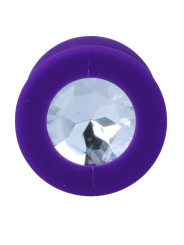 PLUG ANAL SHELKI M SILICONA SUAVE BASE DIAMANTE DE LA MARCA INTENSE ANAL TOYS
