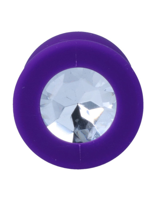 PLUG ANAL SHELKI M SILICONA SUAVE BASE DIAMANTE DE LA MARCA INTENSE ANAL TOYS