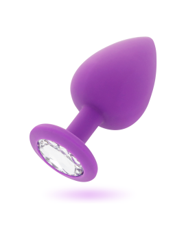 PLUG ANAL SHELKI M SILICONA SUAVE BASE DIAMANTE DE LA MARCA INTENSE ANAL TOYS