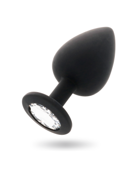 PLUG ANAL SHELKI M SILICONA SUAVE BASE DIAMANTE DE LA MARCA INTENSE ANAL TOYS