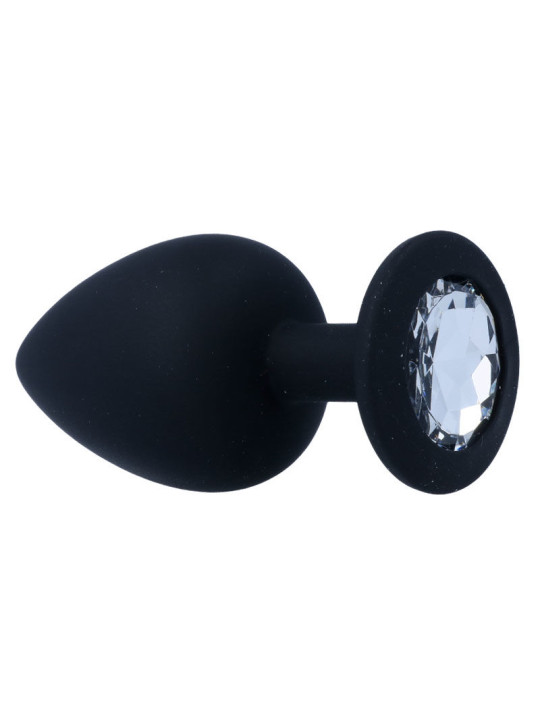 PLUG ANAL SHELKI L SILICONA SUAVE BASE DIAMANTE DE LA MARCA INTENSE ANAL TOYS