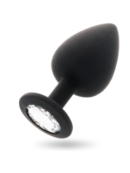 PLUG ANAL SHELKI L SILICONA SUAVE BASE DIAMANTE DE LA MARCA INTENSE ANAL TOYS
