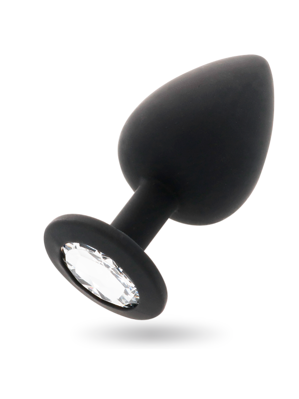 PLUG ANAL SHELKI L SILICONA SUAVE BASE DIAMANTE DE LA MARCA INTENSE ANAL TOYS