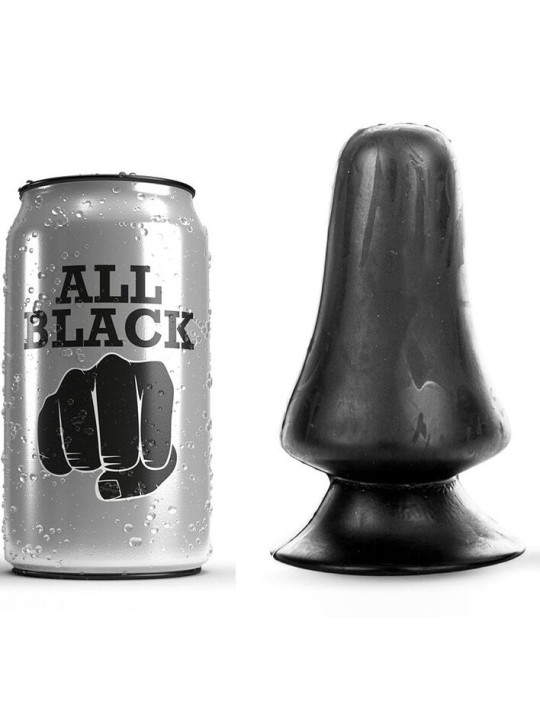 ANAL PLUG ALL BLACK 12 CM - PEQUEÑO Y POTENTE DE LA MARCA ALL BLACK
