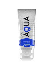 LUBRICANTE BASE AGUA 50ML - SUAVE, NATURAL Y SEGURO DE LA MARCA AQUA QUALITY