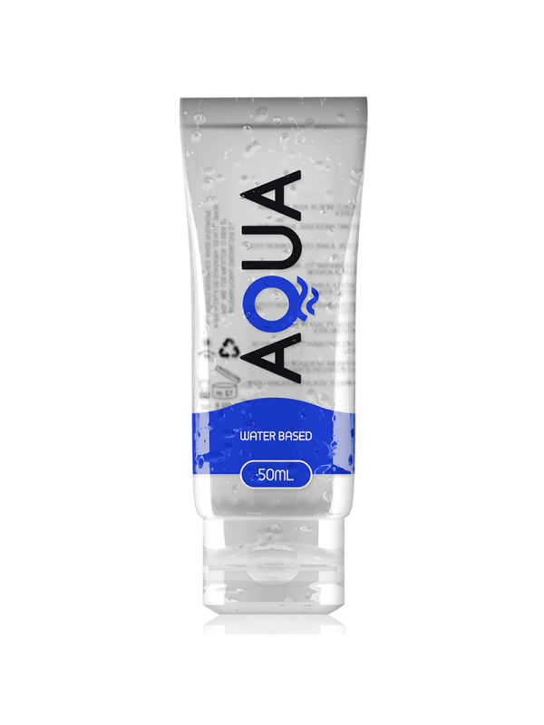 LUBRICANTE BASE AGUA 50ML - SUAVE, NATURAL Y SEGURO DE LA MARCA AQUA QUALITY