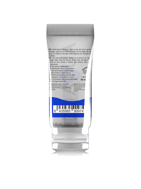 LUBRICANTE BASE AGUA 50ML - SUAVE, NATURAL Y SEGURO DE LA MARCA AQUA QUALITY