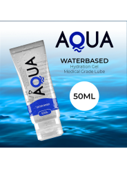 LUBRICANTE BASE AGUA 50ML - SUAVE, NATURAL Y SEGURO DE LA MARCA AQUA QUALITY
