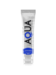 LUBRICANTE A BASE DE AGUA AQUA® 100 ML - SUAVE Y NATURAL DE LA MARCA AQUA QUALITY