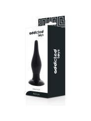 PLUG ANAL TPR 14.5 CM NEGRO - LIBRE DE FTALATOS DE LA MARCA ADDICTED TOYS