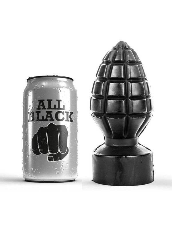 PLUG ANAL GRANADA 14 CM PVC - ALL BLACK DE LA MARCA ALL BLACK