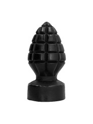 PLUG ANAL GRANADA 14 CM PVC - ALL BLACK DE LA MARCA ALL BLACK