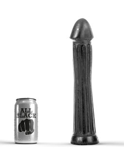 CONSOLADOR PLUG DILDO 31 CM PVC SUAVE Y FLEXIBLE DE LA MARCA ALL BLACK
