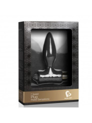 PLUG ANAL VIBRADOR PRINCIPIANTES SILICONA SUAVE NEGRO DE LA MARCA ROCKS-OFF