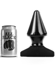 CONO ANAL PLUG ALL BLACK 17 CM HIPOALERGÉNICO DE LA MARCA ALL BLACK