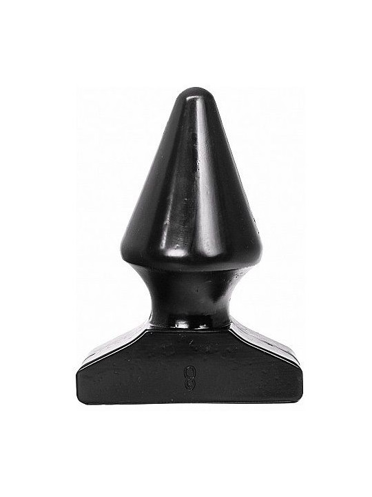 CONO ANAL PLUG ALL BLACK 17 CM HIPOALERGÉNICO DE LA MARCA ALL BLACK
